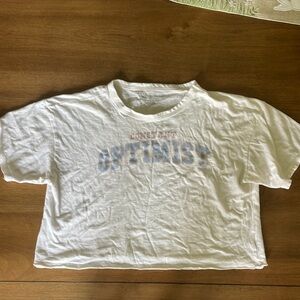 American Eagle Cropped Tee